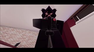 Roblox Futa raven team leader masturbates