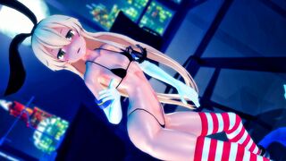 Shimakaze - Miniskirt [MMD R15] Hamselvish