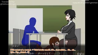 Frustated Mom and Teacher Yuri NTR hidden Sex(SUB-ENG)Oyayubi of yubikiri genman