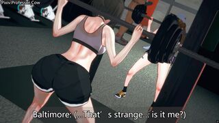 Gym training [ProfessorCow]