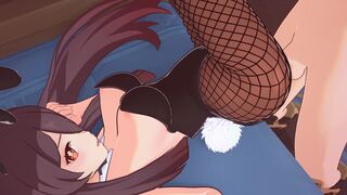 Hu Tao Bunnygirl Genshin Impact Animation #11