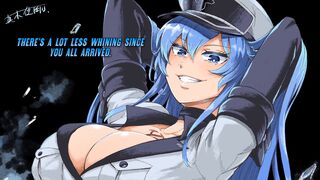 [Voiced Hentai JOI] Esdeath's Lucky Bitch [Gangbang, CBT, Denial, Edging, CEI]