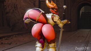 Elias get fucked by a werewolf