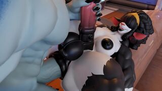 Goat futa horsecock handjob + anal