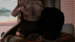 SECOND LIFE | SEXY PAWG GETS STUFFED BY BBC