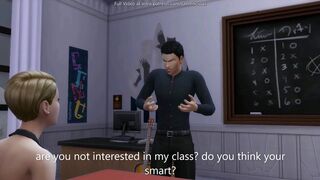 Spoiled Brat Seduces Her Teacher During Detention