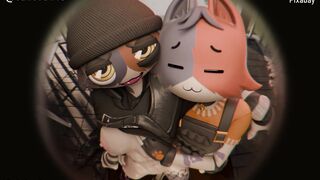 pov: two pussies begging to come in - meow skulls cate meowdy [sanomaly][calicoalMS]