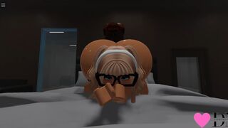 Roblox Blonde Girl Gets Fucked by BBC