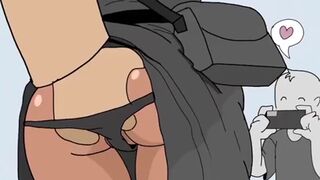 Sneaky sex with Mascot