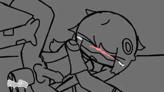 [18+] In the elevator. (Shiny pokeronpa 3 animated)