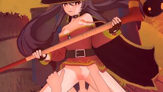 Hu Tao Megumin Cosplay Genshin Impact Animation #15