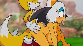 Tails fuck Rouge