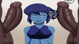 blue chick bbc blowjob