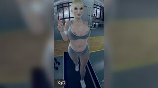 Samus' Treadmill Workout [B] [Gym Clothes]