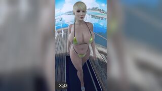 Samus' Treadmill Workout [D] [Bikini]