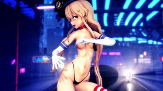 Shimakaze - RED [MMD R15] Hamselvish