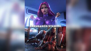 (Futa) Starfire vs Wonder Woman (WIS/PMV)