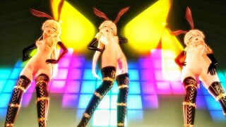 Shimakaze x3 - Step Live [MMD R18] Shimakazelive