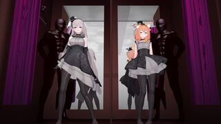 Changing room Sakurako and Mari