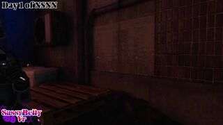 Day 1 NSNN was hiding in a Robot city and found a nice sex bot to use