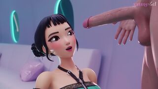 HUNTR/X Zoey Solo Blowjob