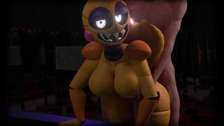 Toy Chica gets Filled [Arathyn3D]