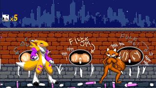 Renamon is challenging Foxy RoxyI raped her!