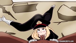 Cassie deep throat’s huge BBC