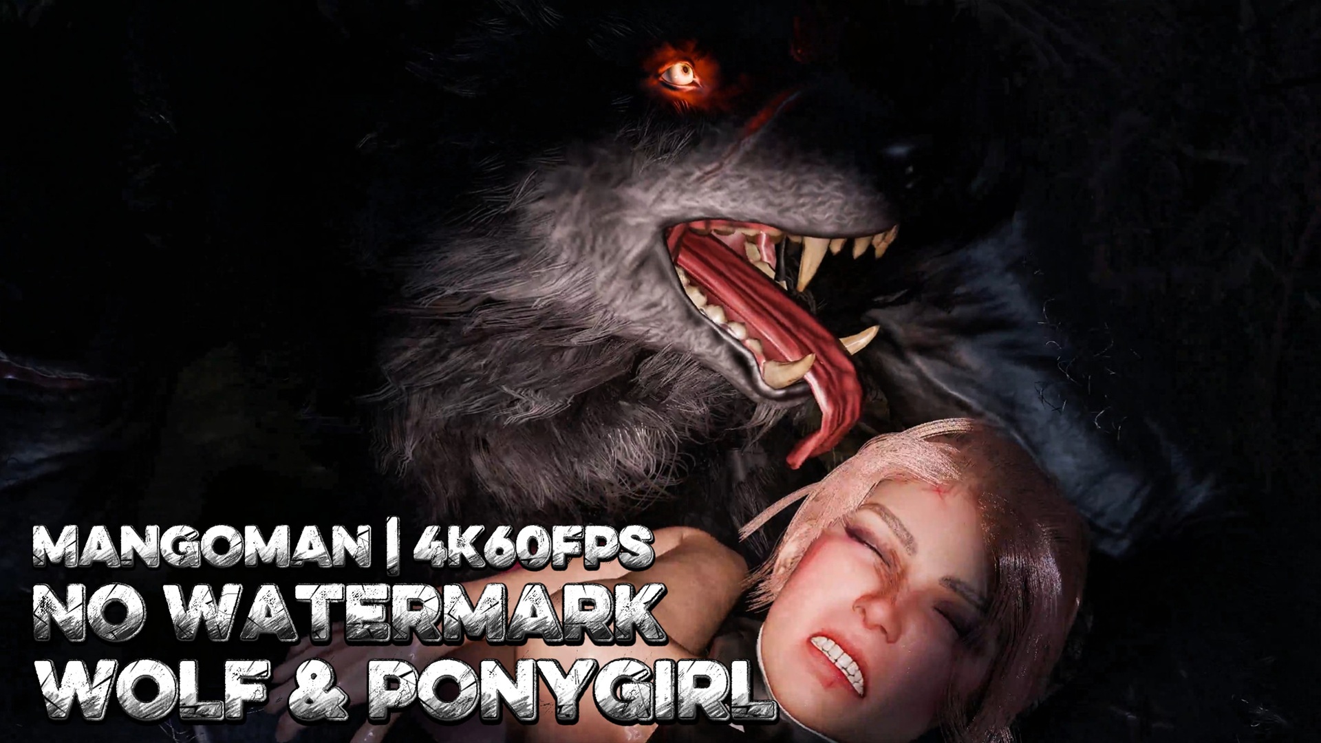 Wolf Ponygirl No Wm Mangoman 4k60fps