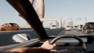 Giantess Raven Traffic Jam