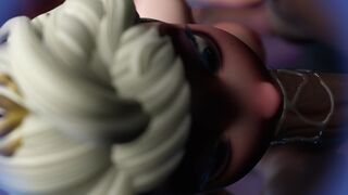 Elsa BBC blowjob