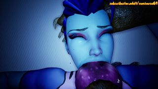 Widows are afraid of Shadows (Widowmaker surprised by umbrella experiment)