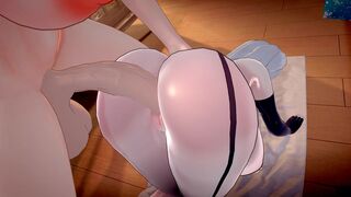 Mrs. Snake taking a big one