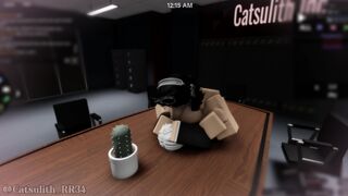 She finally submits to me in the office~ | Sex with a follower (49) | Part 2/2