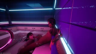 hot tub fun (wildlife)