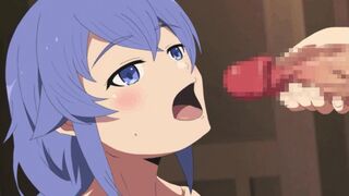 Roxy recibe una eyaculación en la cara (con voz)