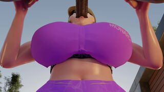 [4K] Pacifica Poolside Blowjob (V3) [Shwazy3D]