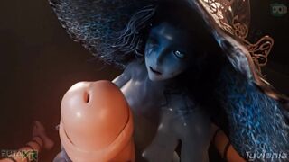 Ranni rubs Marikas big dick