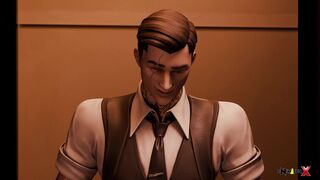 Blonde Blazer Washroom Stall Blowjob [Dispatch] (eNimatorX)