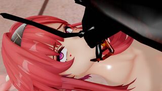 Yinln is fucked by pests at Big Sight, gives birth, and is filmed.