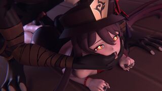 (4K60) Hu Tao's Naughty Dream (Part 1) [Ubermation]