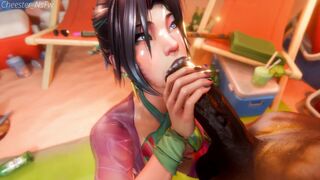 Psylocke ORAL — Version 2 BBC(Angle 1 and 2)