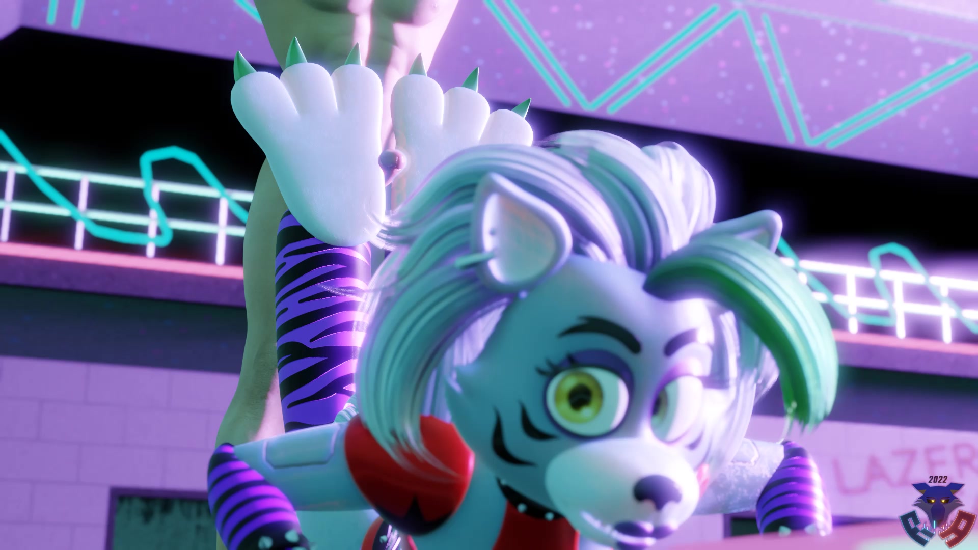 Roxanne Wolf Footjob
