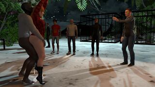 Claire Dearing try to save dinosaur...