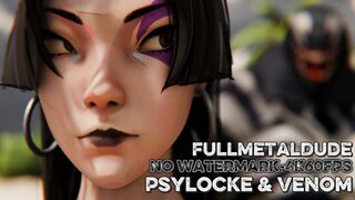 Psylocke & Venom [NO WM[FullmetalDude][4K60FPS]