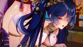 Raiden Shogun Ei Fucks Luno in the Traveler’s Teapot Realm