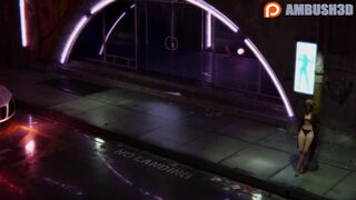 Aerith working late at night