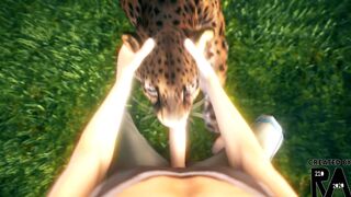 Cheetah Blowjob