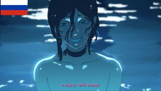 [Rus sub] Reze teaching Denji