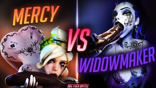 Mercy VS Widowmaker | BBC Fuck Battle